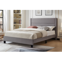TT T2175 Bed ( Gray Fabric) Double